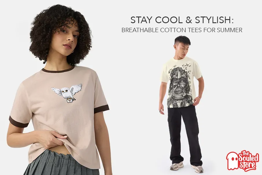 Stay Cool & Stylish Breathable Cotton Tees for Summer